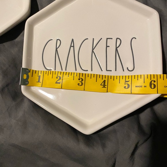 Rae Dunn Hexagon 6 piece Bowl and Plate Set - Picture 8 of 8